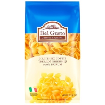 Bel Gusto Shells Pasta 400g - buy, prices for Za Raz - photo 1