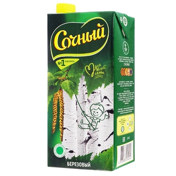 Sochnyy Birch Juice 1.95l - buy, prices for Auchan - photo 1