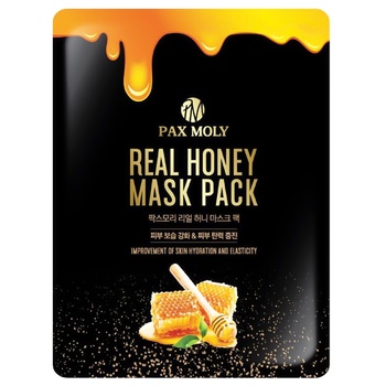 Маска для лица Pax Moly Real Honey тканевая с экстрактом меда 25мл - купить, цены на Auchan - фото 1