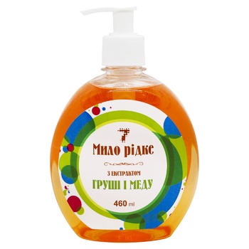 7 Liquid Soap with Pear and Honey Extract 460ml - buy, prices for Tavria V - photo 1