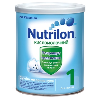 Nutricia Nutrilon 1 Dry Fermented Milk Mixture for Babies from Birth to 6 months 400g - buy, prices for METRO - photo 1