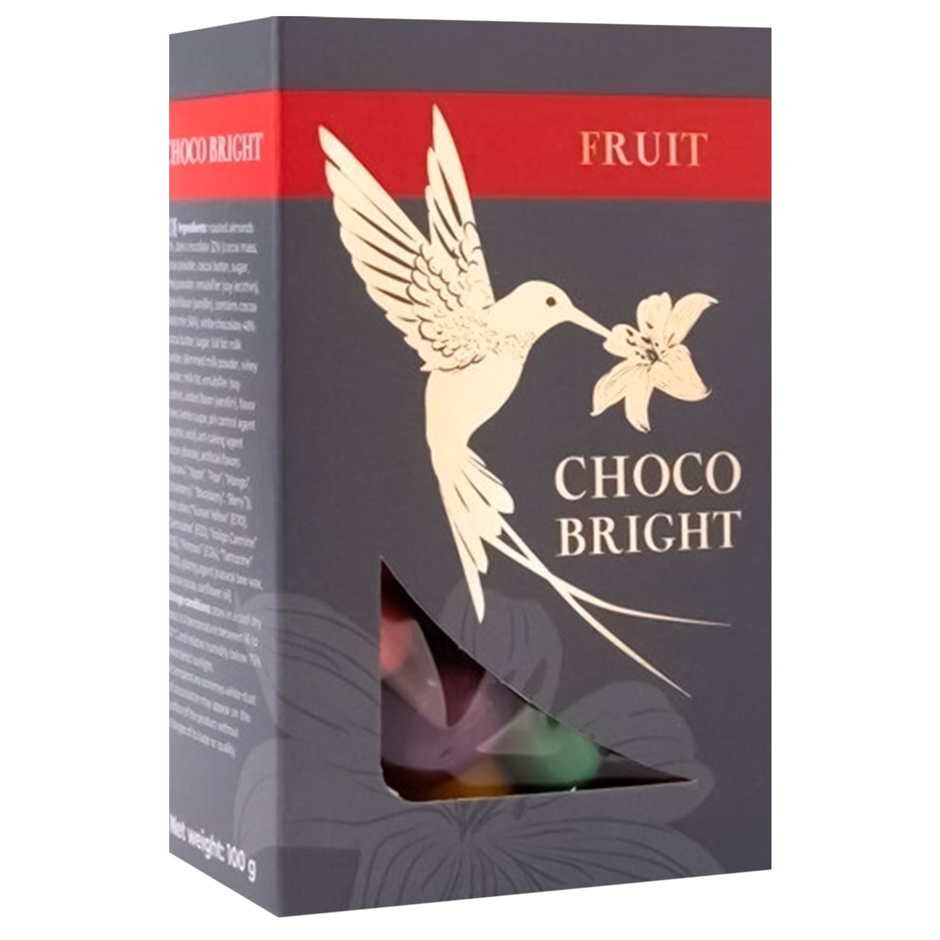

Драже Choco Bright Fruit шоколадно-ореховое 100г