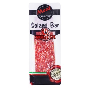 Снек Meat Zone Salami bar з курки сирокопчений 40г - купити, ціни на Auchan - фото 1