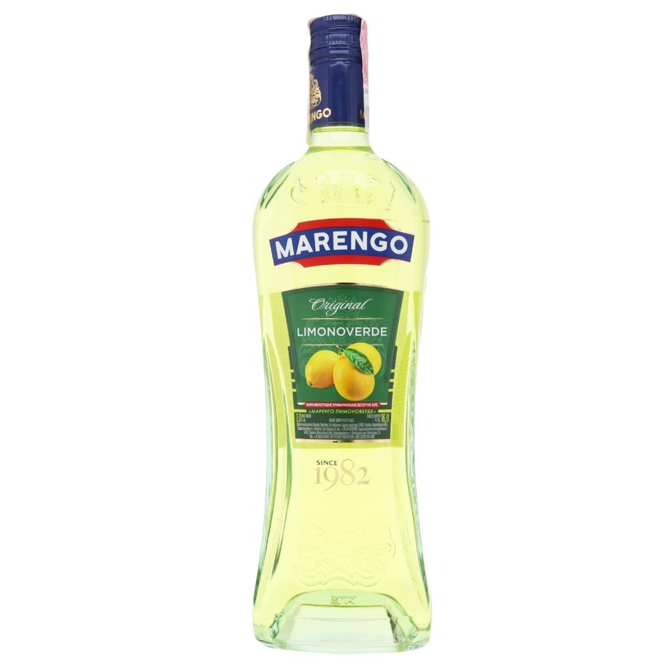 

Вино Marengo Limonoverde Original белое десертное ароматизированное 16% 1л