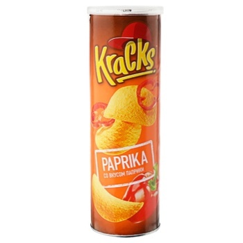 Kracks Chips with Paprika Flavor 160g - buy, prices for Auchan - photo 1