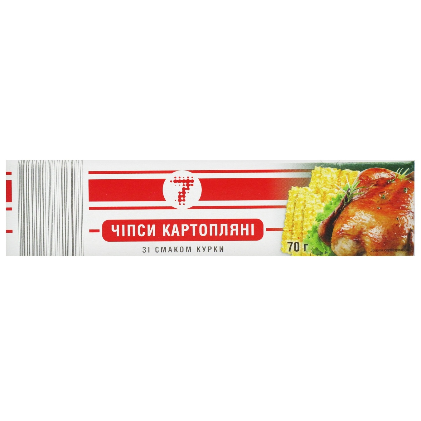 

Чипсы Семерка со вкусом курицы 70г