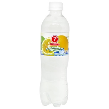 Semerka Carbonated Mineral Water with Lemon Flavor 0.5l - buy, prices for Tavria V - photo 1