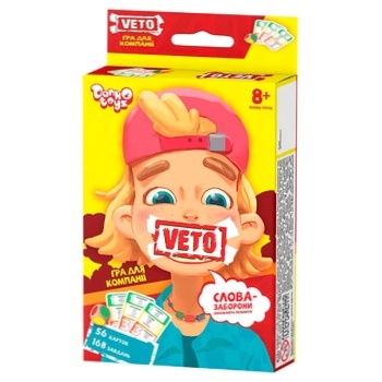 Гра настільна Danko Toys Veto Mini - купити, ціни на Восторг - фото 1