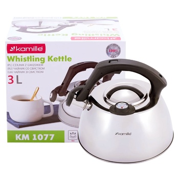 Kamille Teapot with Whistle 3l - buy, prices for Vostorg - photo 1