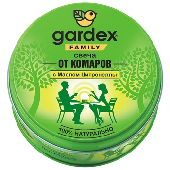 Свеча Gardex Family репеллентная от комаров 110г - купить, цены на Auchan - фото 2