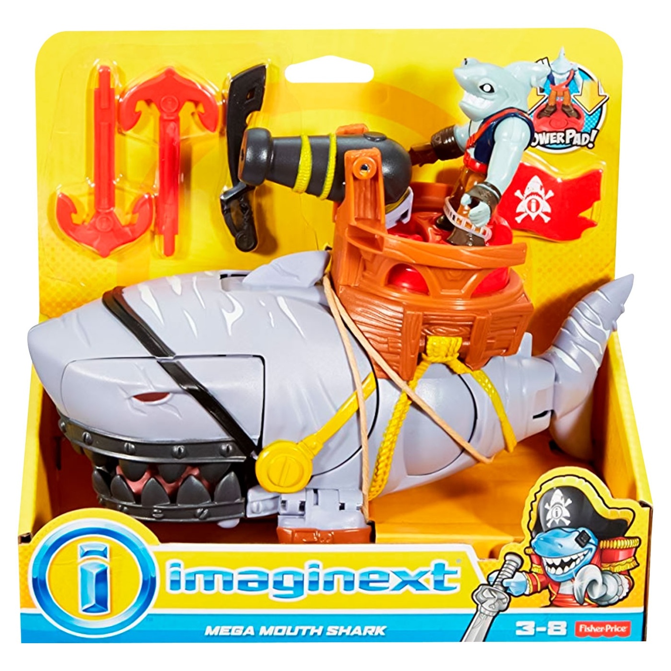 

Набор игровой Imaginext Корабль морское чудовище