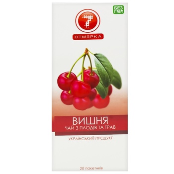 Semerka Cherry Fruit-Herbal Tea 2g*20pcs - buy, prices for COSMOS - photo 2