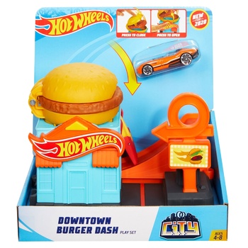 Ігровий набір Hot Wheels Пригоди у бургерній - купити, ціни на Auchan - фото 1