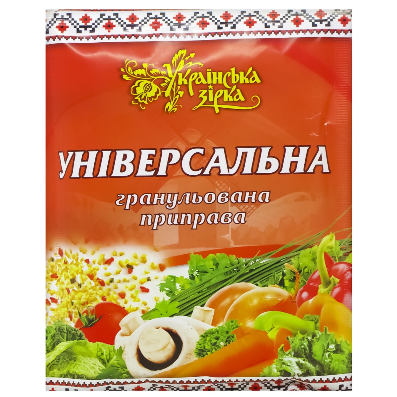 

Приправа Українська Зірка Універсальная гранулированная 70г