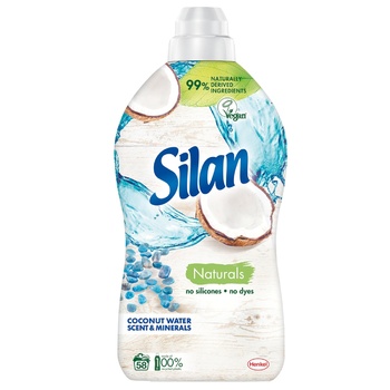 Ополаскиватель для белья Silan Аромат Кокосовой воды и минералы 1,45л