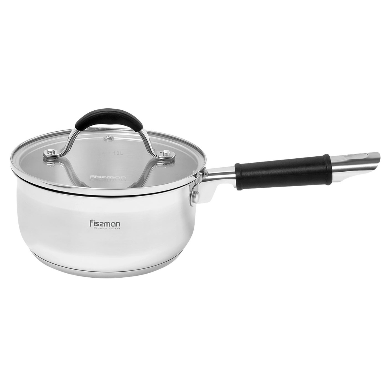 

Ковш Fissman Magnifika со стеклянной крышкой 1,5л 16х7.5см