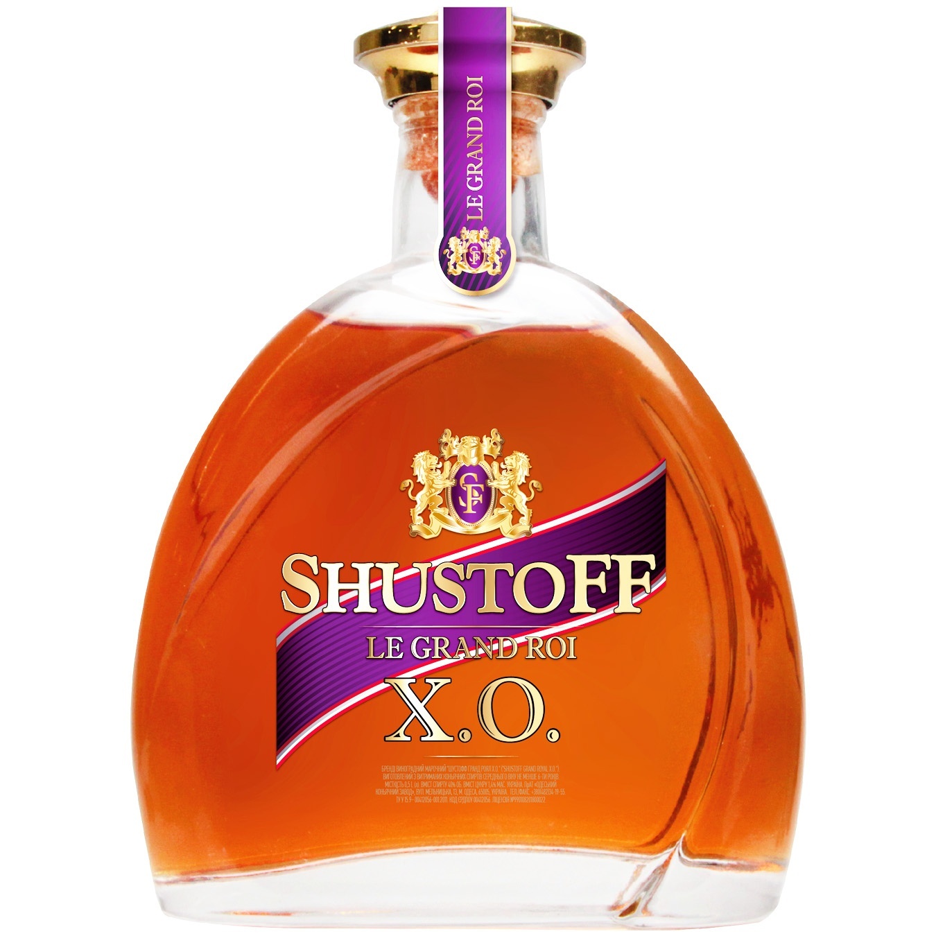 

Бренди Shustoff Le Grand Roi X.O. 40% 500мл
