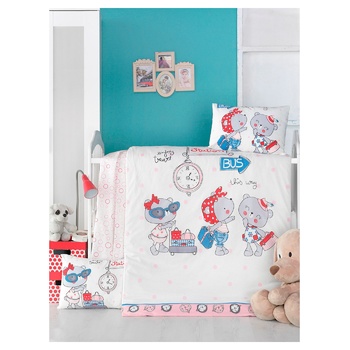 Lighthouse Pink Station Bedding Set 100х150 2х35х45cm