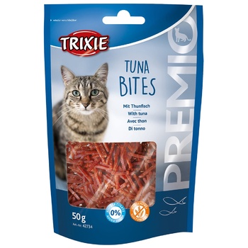 Ласощі для котів Trixie PREMIO Tuna Bites 50 г (курка та риба) - купити, ціни на - фото 1