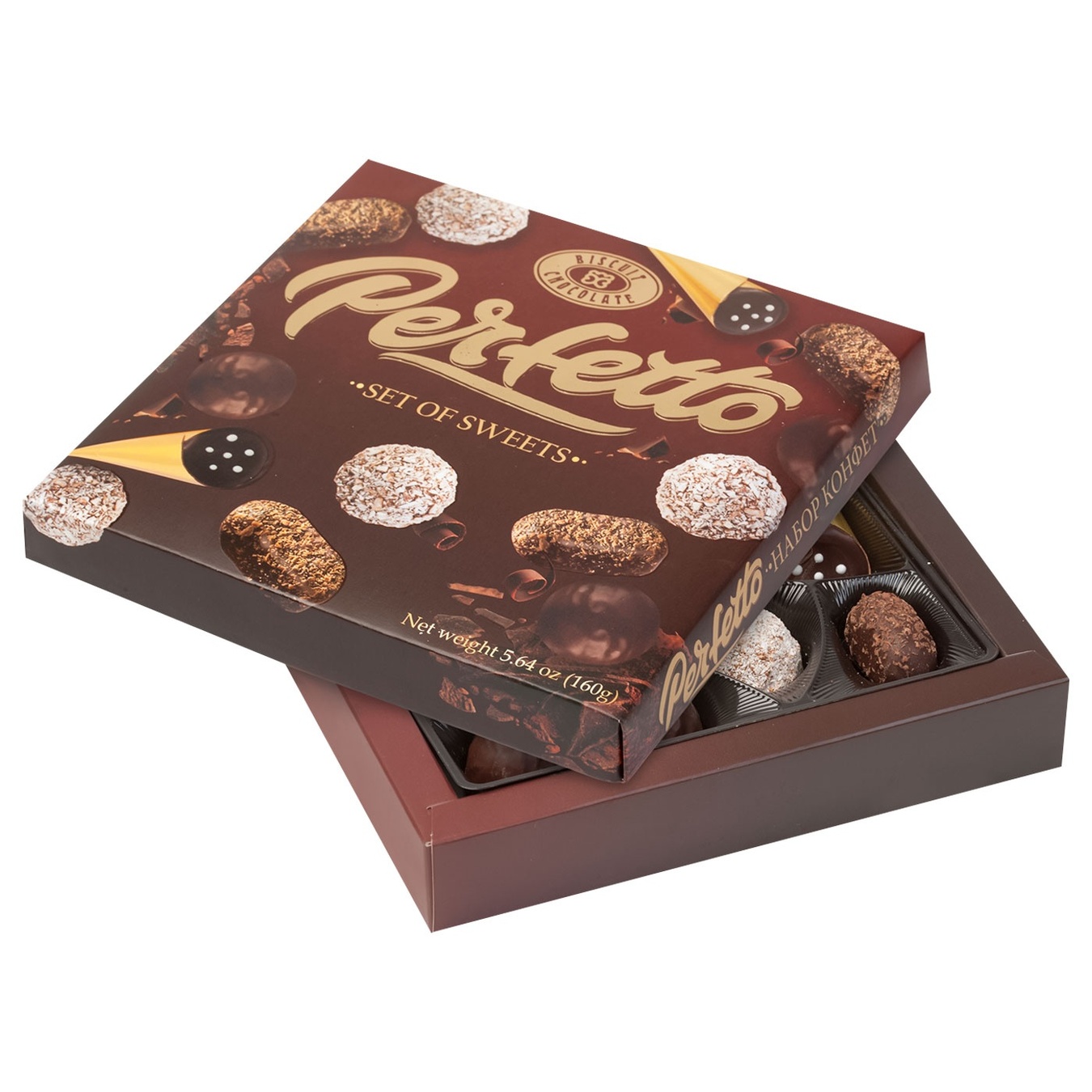 

Цукерки Перфетто 160г ХКФ к/у