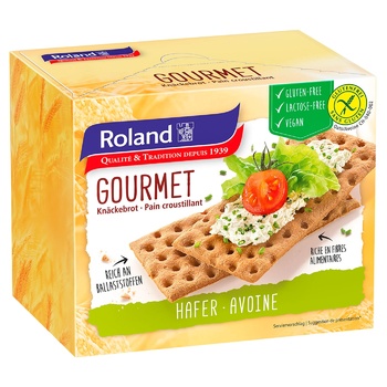 Хлібці Roland Gourmet без глютену без лактози 230г