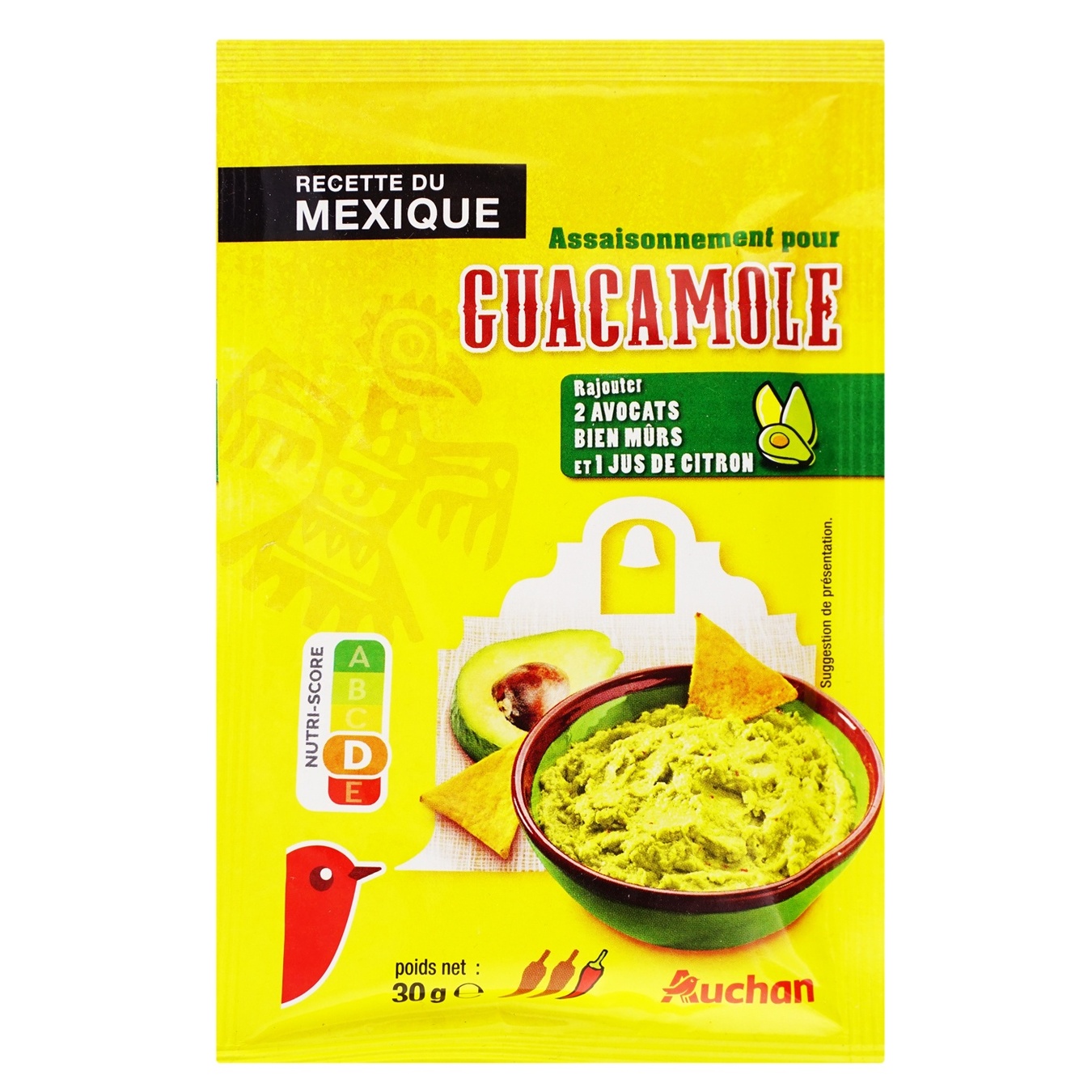 

Приправа Auchan гуакамоле 30г