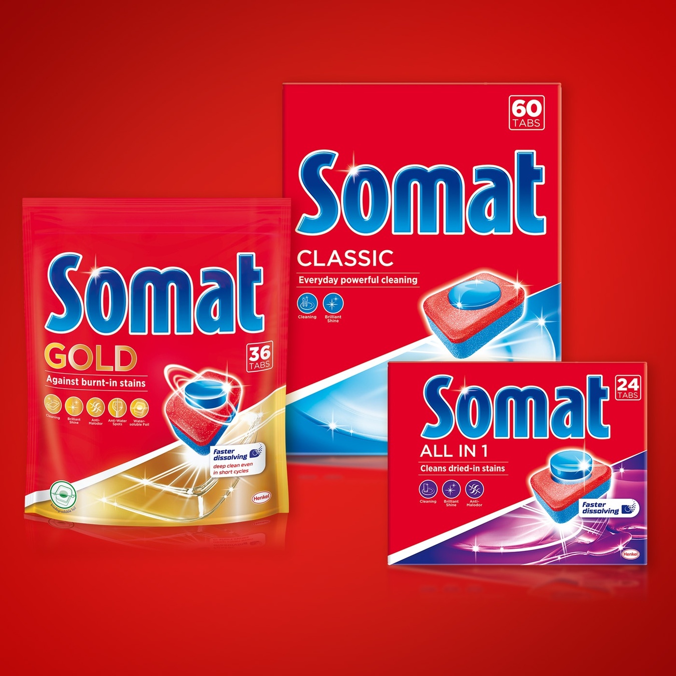 

Таблетки для посудомоечной машины Somat All in 1 48шт