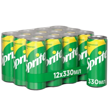 Напій газований Sprite 0,33л - купити, ціни на METRO - фото 1