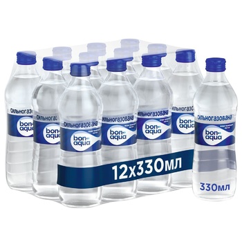 BonAqua Bold Sparkling Mineral Water  0.33l - buy, prices for - photo 1