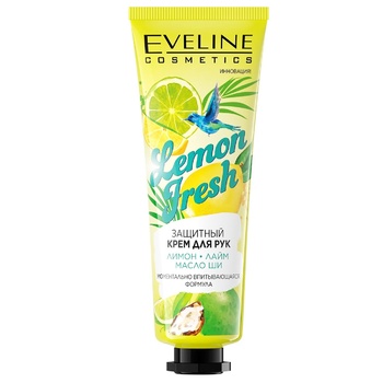 Крем для рук Eveline Lemon Fresh Захисний 50мл - купити, ціни на Auchan - фото 1