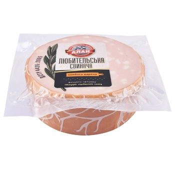 Alan Lyubytelska Pork Boiled Sausage - buy, prices for NOVUS - photo 2