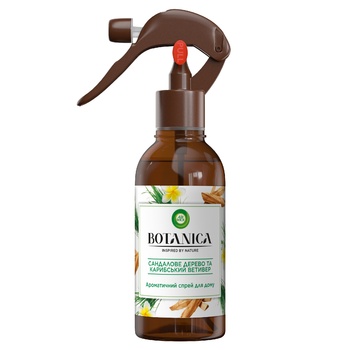 Ароматический спрей для дома Air Wick Botanica Сандаловое дерево и Карибский ветивер 237мл