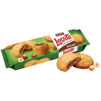 Roshen Lovita Butter Cookies with Nut Filling 127g - buy, prices for METRO - photo 1