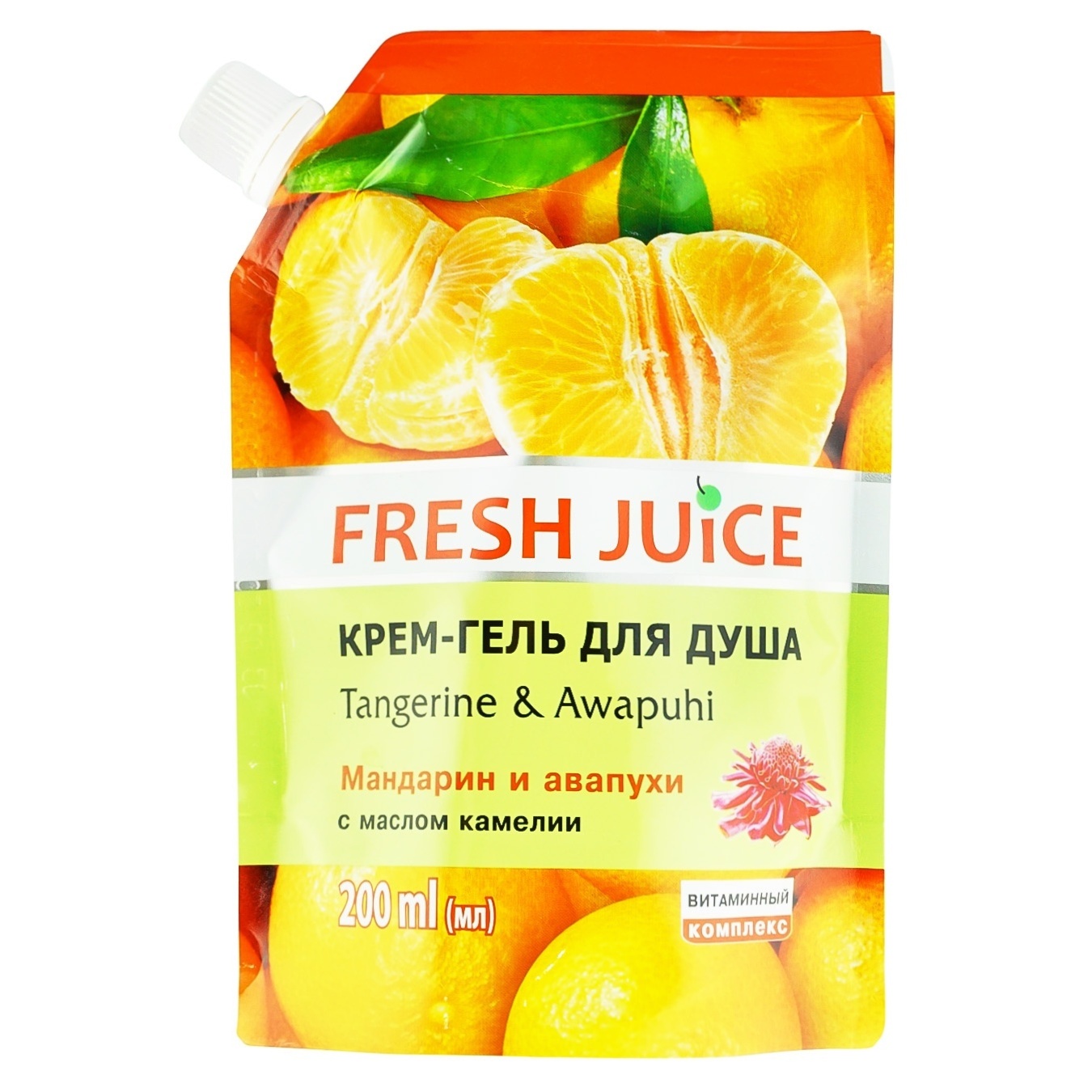 

Крем-гель для душа Fresh Juice Hawaiian Paradise мандарин и авапухи 200мл