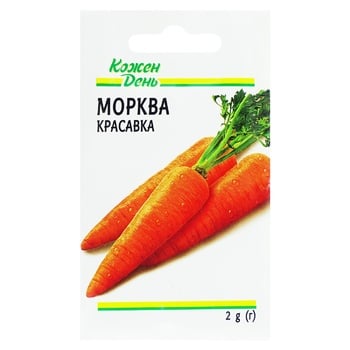 Kozhen Den Krasavka Carrot Seeds 2g - buy, prices for Auchan - photo 1