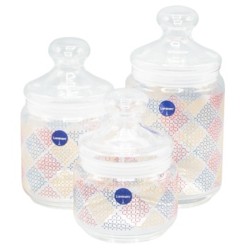 Jar Luminarc 3pcs France