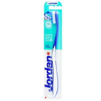 Jordan Clean Between Medium Hardness Toothbrush - buy, prices for EKO Market - photo 2