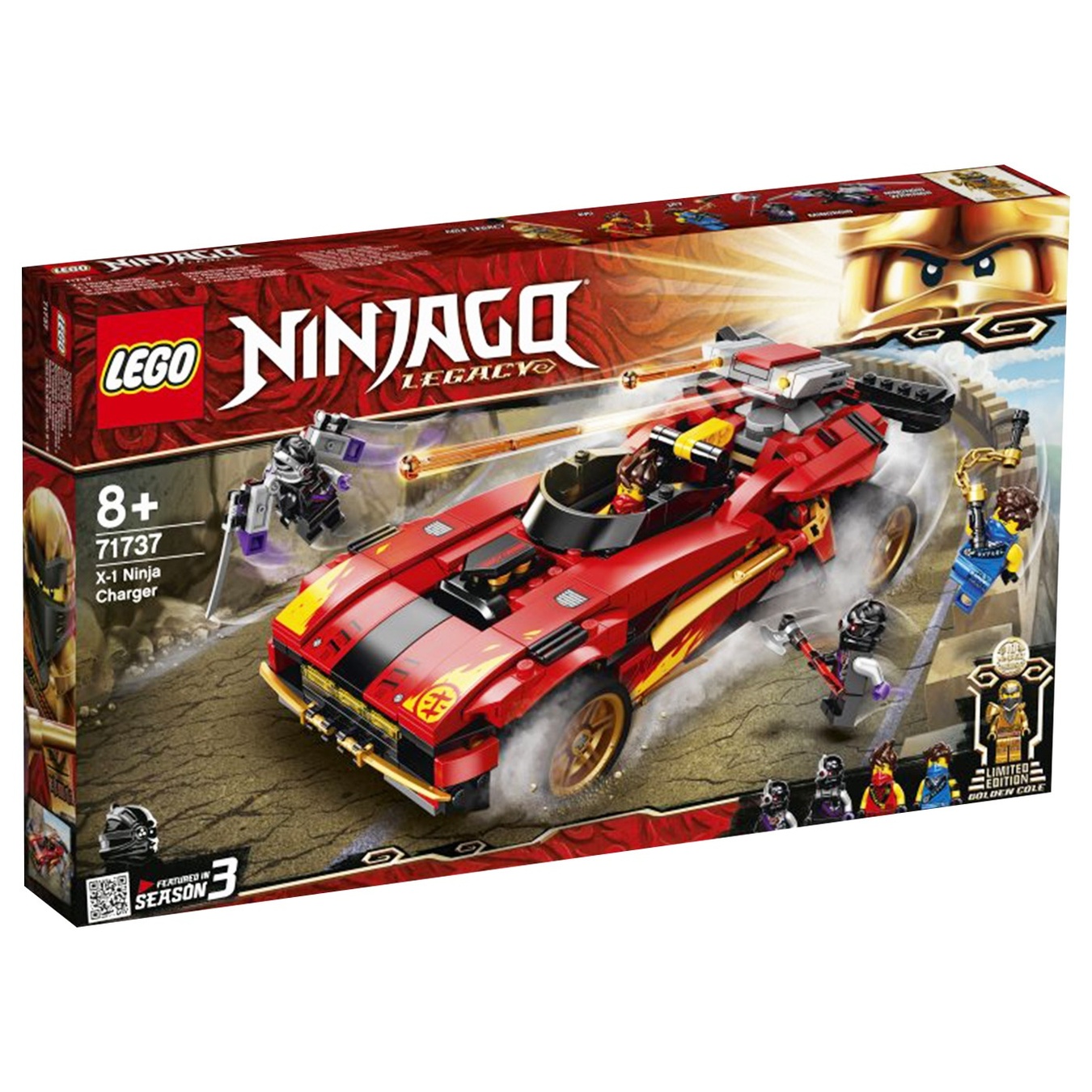 

Конструктор Lego Ninjago Преследователь ниндзя X-1