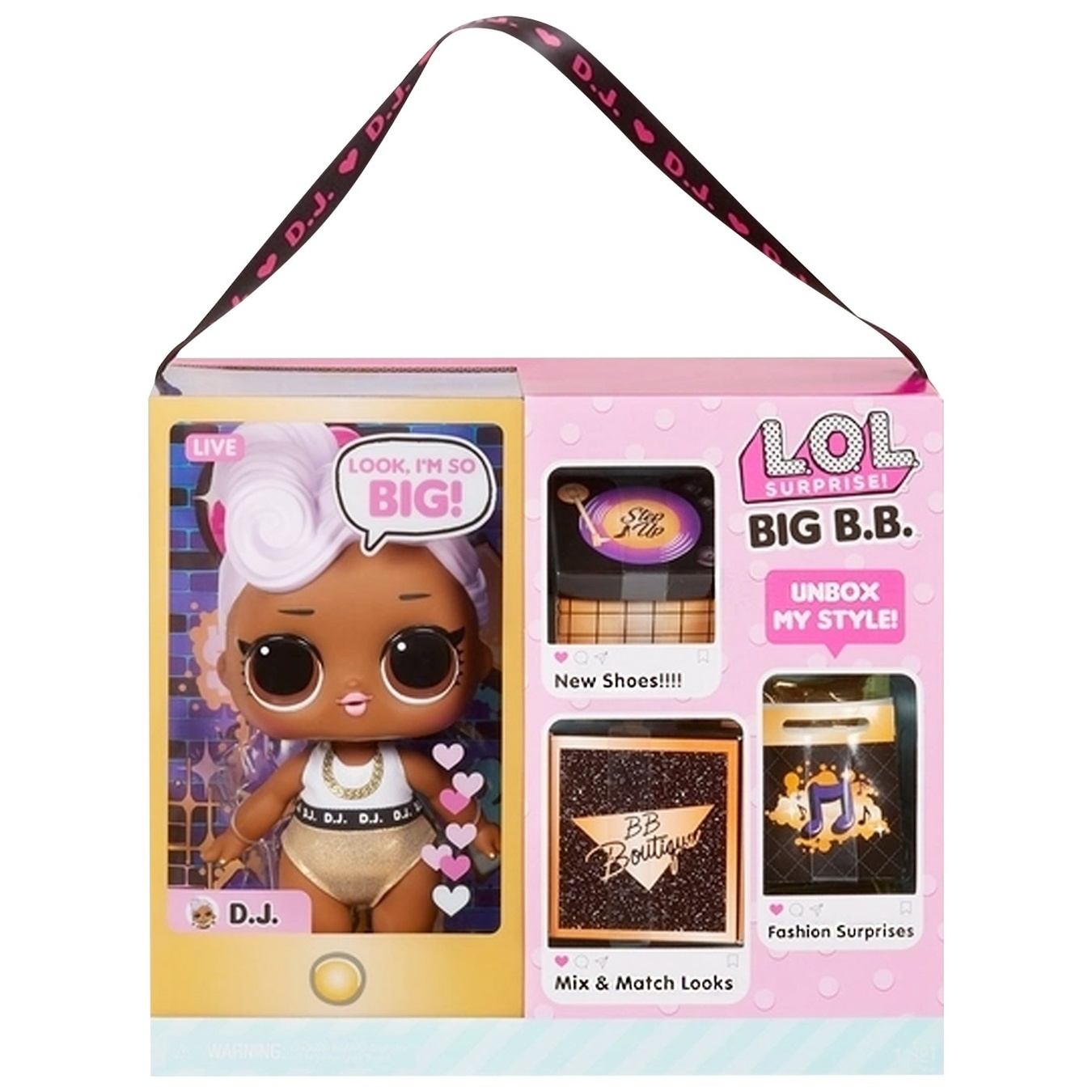 

Набор игровой L.O.L Surprise! Big B.B.Doll Диджей