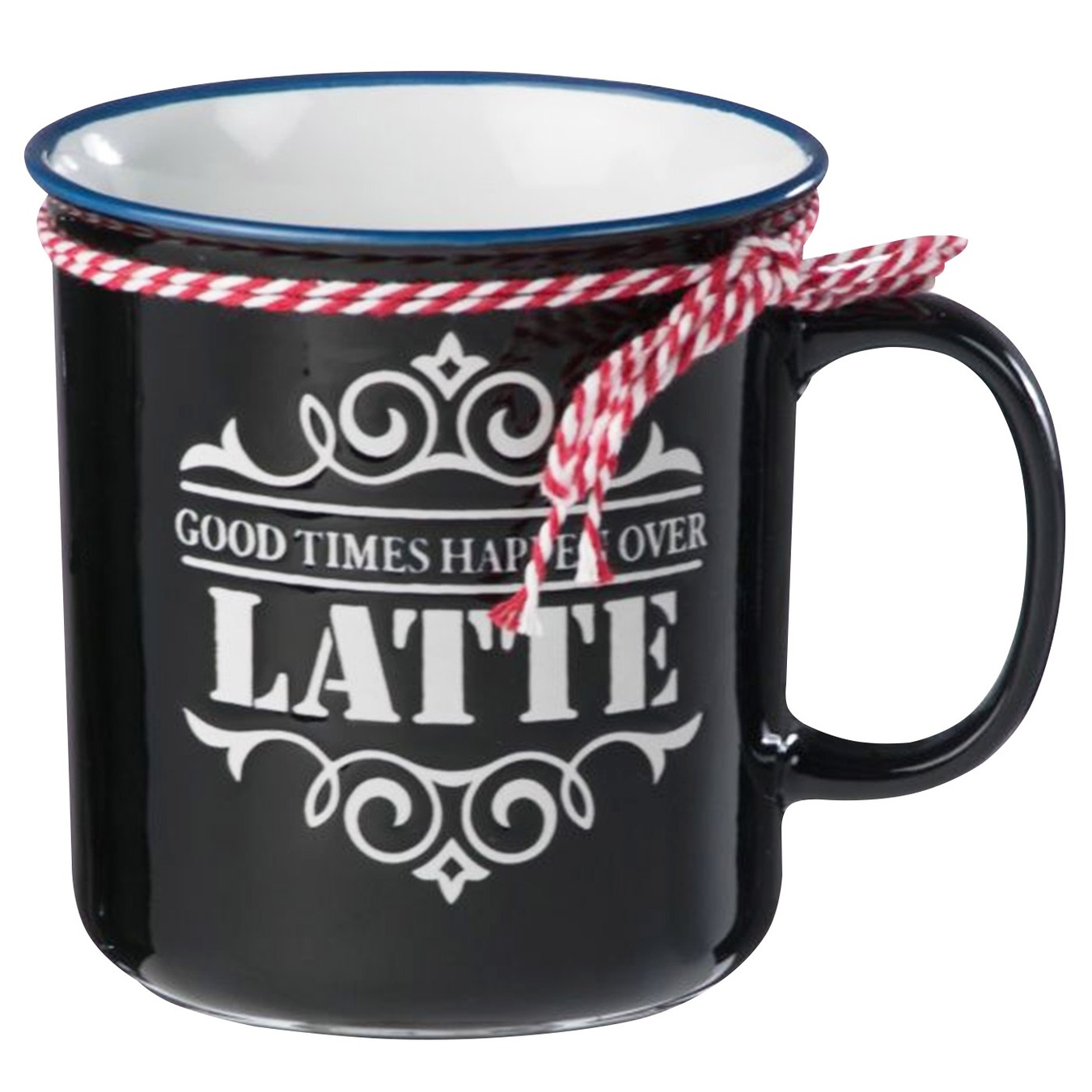 

Чашка Latte керамическая черная 0,69л