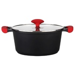 Actuel Pan with Red Handles and Non-stick Coating 24cm 4.4l