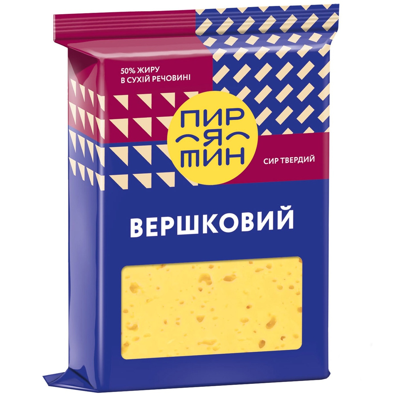 

Сыр Пирятин Сливочный твердый 50% 160г