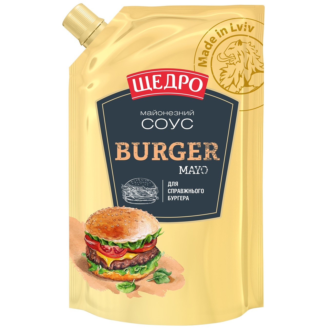 

Соус майонезный Щедро Burger Mayo 30% 190г