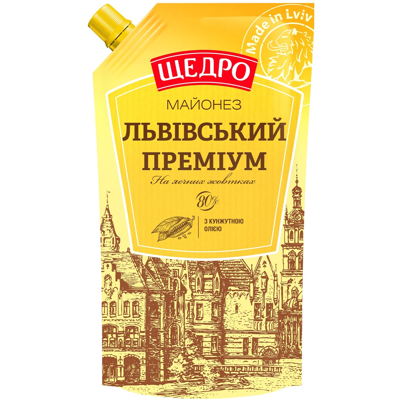 

Майонез Щедро Львовский Премиум 80% 300г