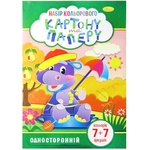 Apelsin Set Cardboard and Paper Color One-sided A4 7+7pcs