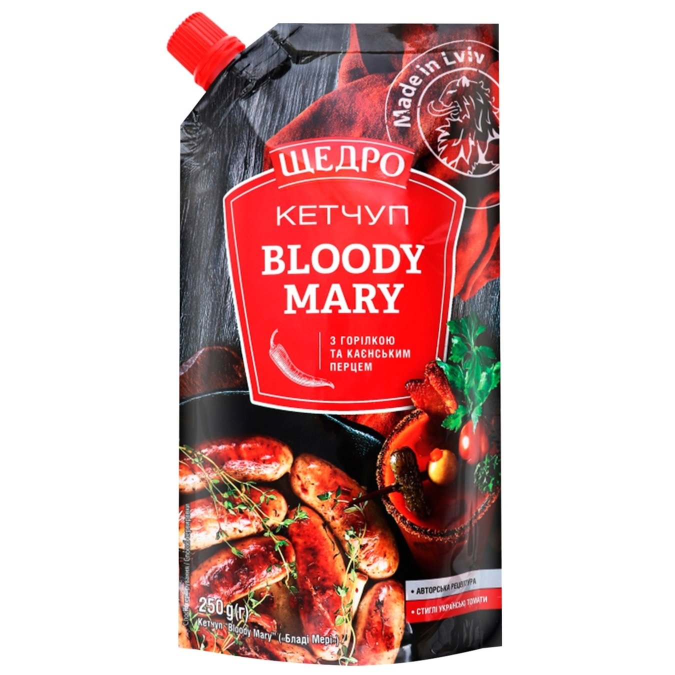 

Кетчуп Щедро Bloody Mary 250г