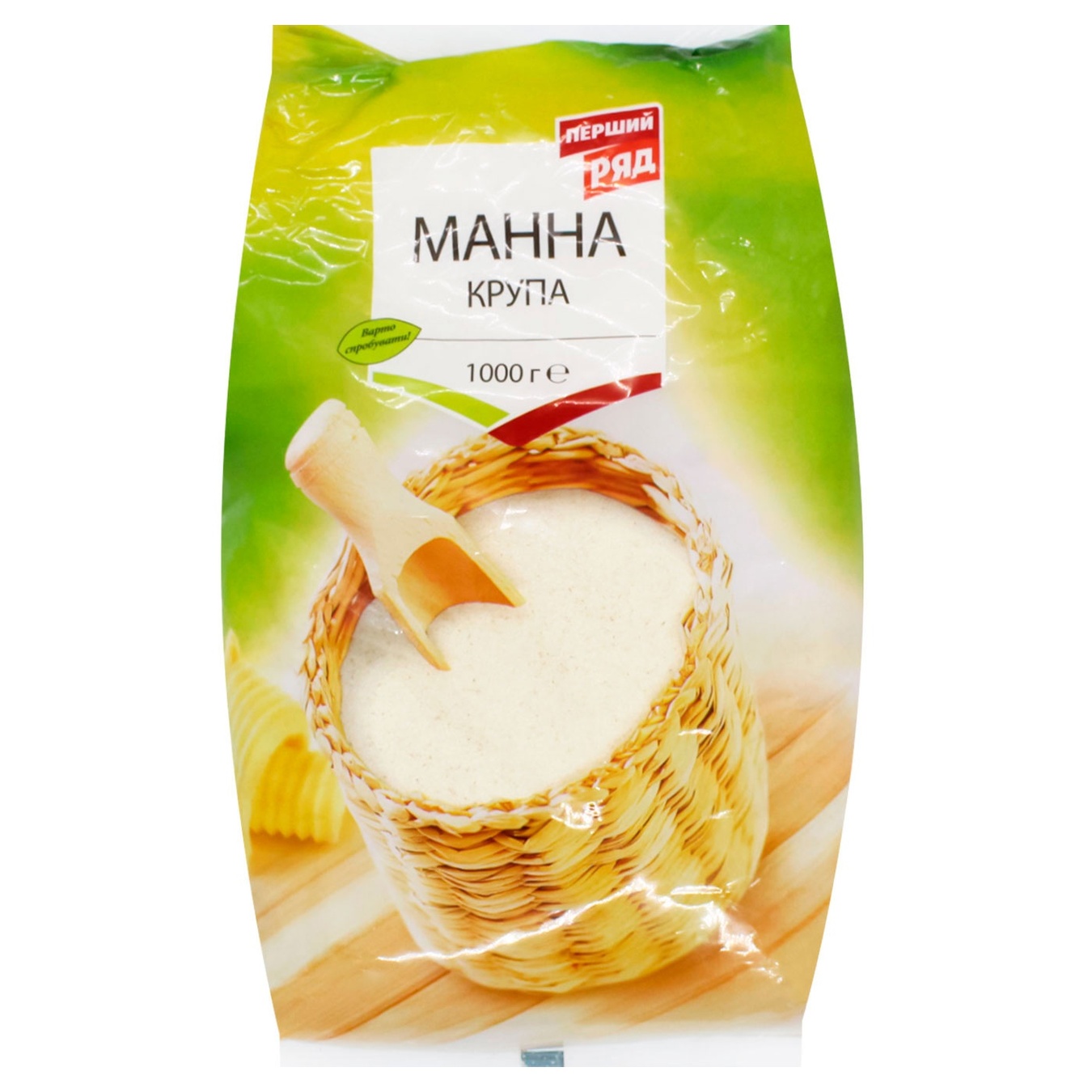 

Крупа манная Первый Ряд 1кг