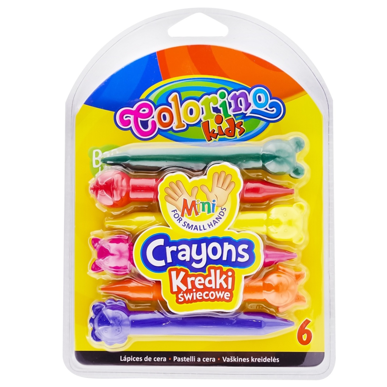 

Мел Colorino Kids фигурный 6 цветов