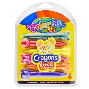 Colorino Kids Chalk Figured 6 Colors - buy, prices for Auchan - photo 1