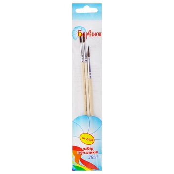 Barvinok Set of Brushes 3pcs - buy, prices for Auchan - photo 1